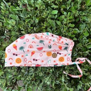 Beach Themed Scrub Cap